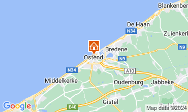 Mapa Ostende Apartamento 122360