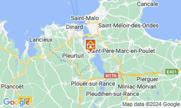 Mapa Saint Malo Casa rural 128814