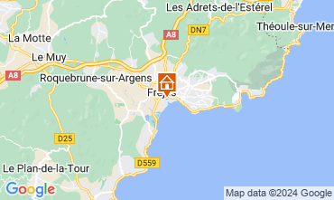 Mapa Frjus Apartamento 123896