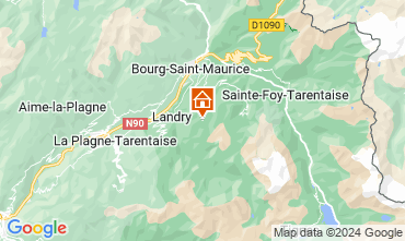 Mapa Les Arcs Apartamento 116604