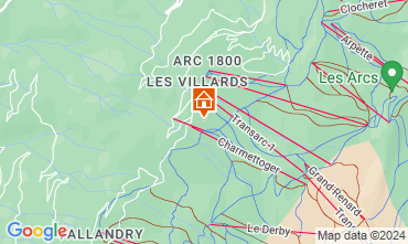 Mapa Les Arcs Apartamento 116604