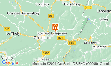 Mapa Grardmer Chalet 127394