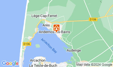 Mapa Andernos les Bains Casa 128836