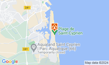 Mapa Saint Cyprien Plage Apartamento 82254