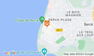 Mapa Berck-Plage Casa rural 123245