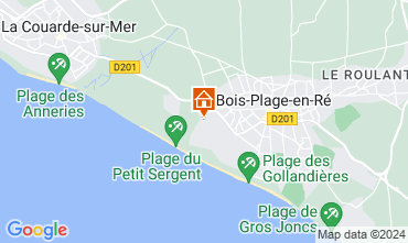 Mapa Le Bois-Plage-en-R Casa 15077