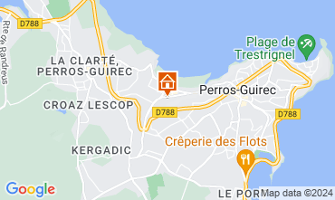 Mapa Perros-Guirec Apartamento 114865