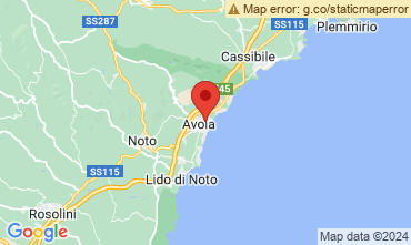 Mapa Avola Villa 50885