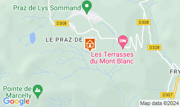 Mapa Praz de Lys Sommand Apartamento 120602