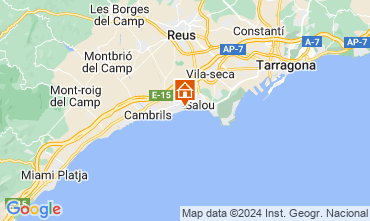 Mapa Cambrils Apartamento 114030