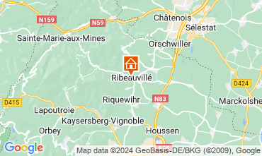 Mapa Ribeauvill Casa rural 124866