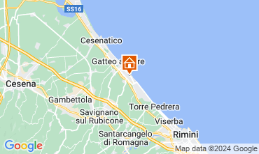 Mapa Bellaria Igea Marina Apartamento 121271