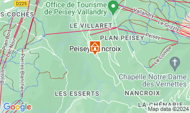 Mapa Peisey-Vallandry Chalet 4758