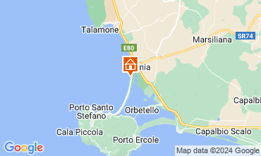 Mapa Orbetello Villa 118931