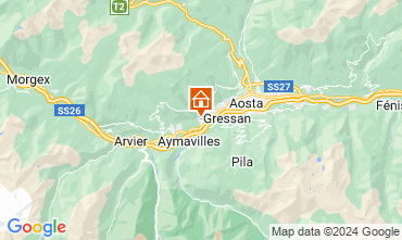 Mapa Aosta Apartamento 73820