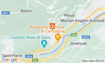 Mapa Aosta Apartamento 73820