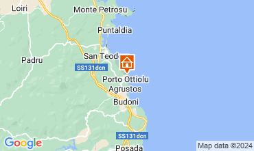Mapa Porto Ottiolu Apartamento 122272