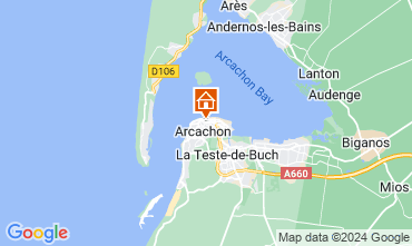 Mapa Arcachon Apartamento 75914