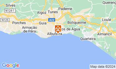 Mapa Albufeira Apartamento 124842