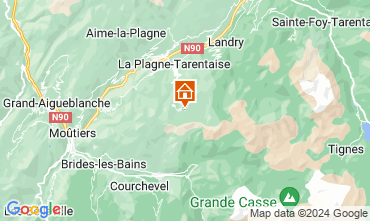 Mapa La Plagne Estudio 57332