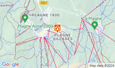 Mapa La Plagne Estudio 57332