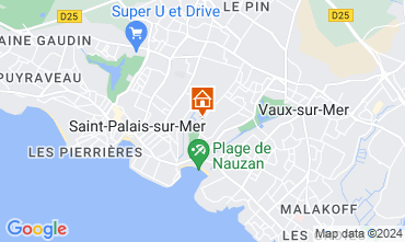 Mapa Saint Palais sur Mer Estudio 119236