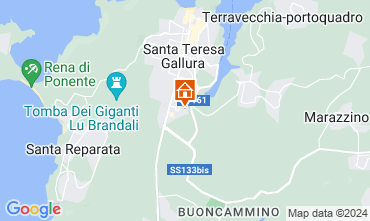 Mapa Santa Teresa di Gallura Apartamento 115487