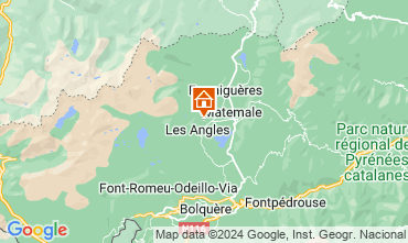 Mapa Les Angles Chalet 114020
