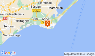 Mapa Cap d'Agde Villa 113221