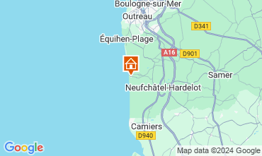 Mapa Neufchtel-Hardelot Apartamento 129198