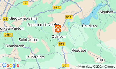 Mapa Sainte-Croix-du-Verdon Villa 129237