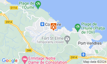 Mapa Collioure Apartamento 102726