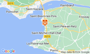 Mapa Saint Brevin les Pins Mobil home 101707