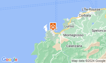 Mapa Calvi Apartamento 123987