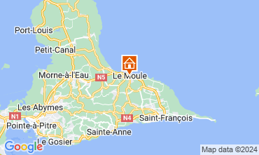 Mapa Le Moule Apartamento 128331