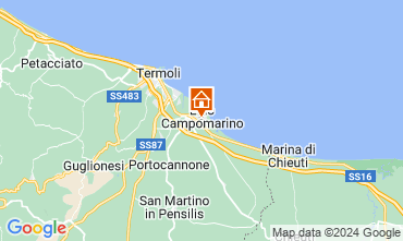 Mapa Campomarino Apartamento 57140