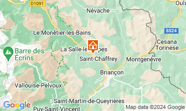 Mapa Serre Chevalier Chalet 2856