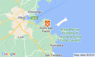 Mapa Porto San Paolo Apartamento 89434