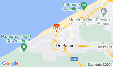 Mapa La Panne Apartamento 54320