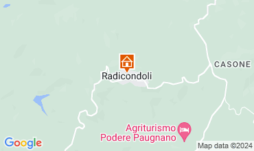 Mapa Radicondoli Casa 117378