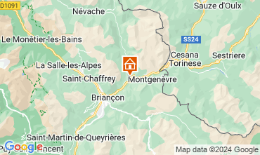 Mapa Montgenvre Apartamento 97968