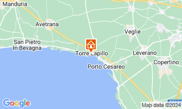 Mapa Porto Cesareo Apartamento 43561