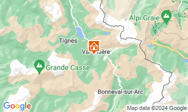 Mapa Val d'Isre Apartamento 3368