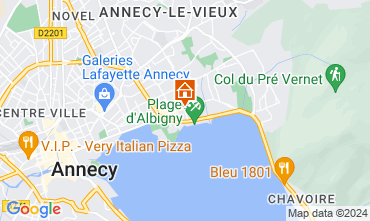 Mapa Annecy le Vieux Apartamento 121753