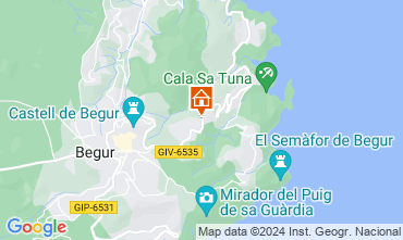 Mapa Begur Casa 128301