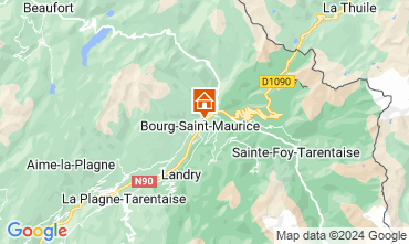 Mapa Bourg saint Maurice Apartamento 286