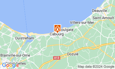 Mapa Cabourg Casa 54311