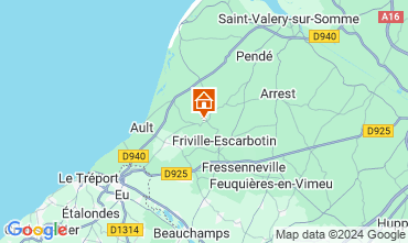 Mapa Saint Valry sur Somme Casa rural 129151