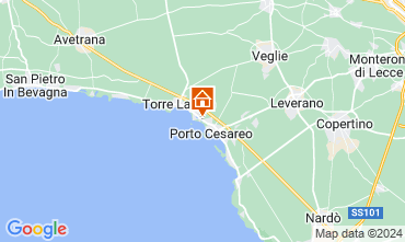 Mapa Porto Cesareo Apartamento 103263