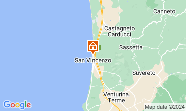 Mapa San Vincenzo Apartamento 123768